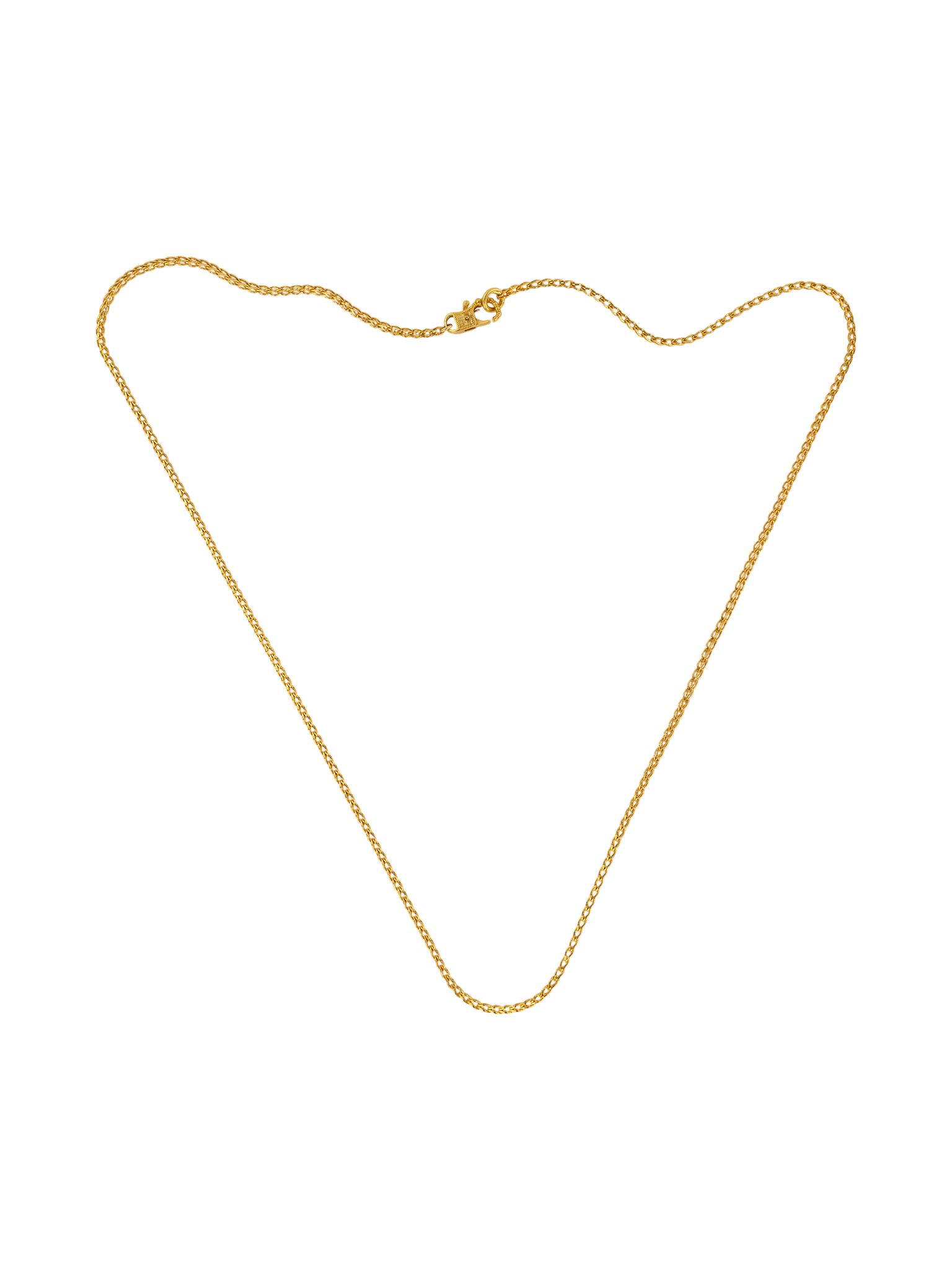 Small Solo Loop-in-loop Chain with Fibula Clasp (Refurbished)